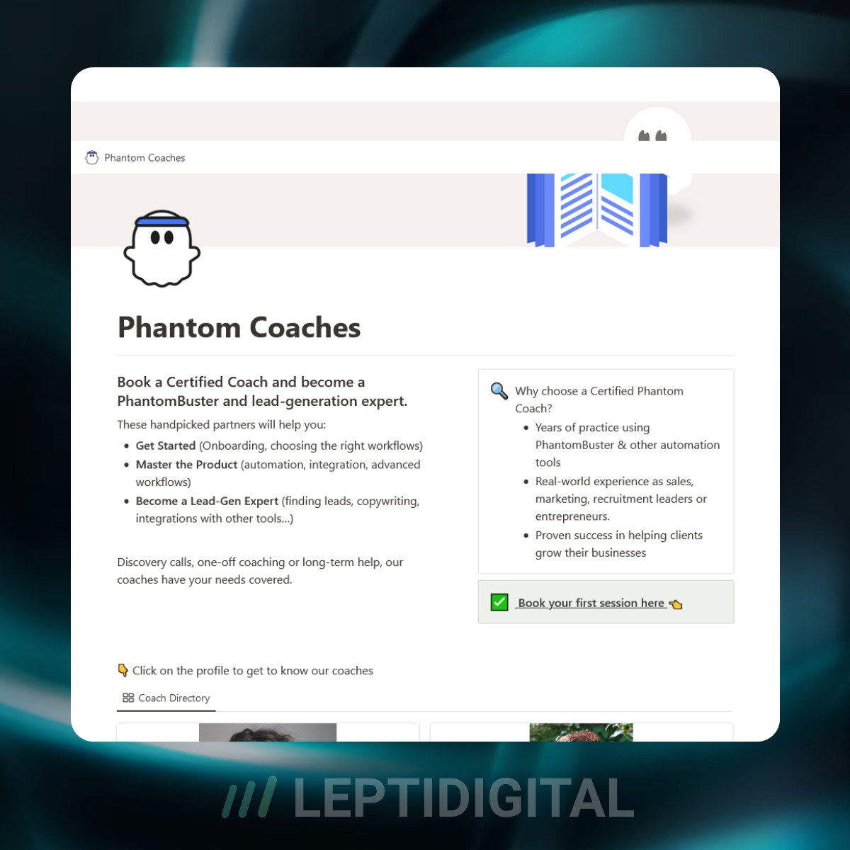 Coaching Phantombuster