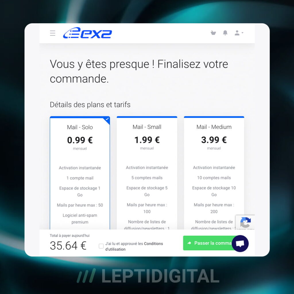 Ex2 Offre Boite Mail Pro