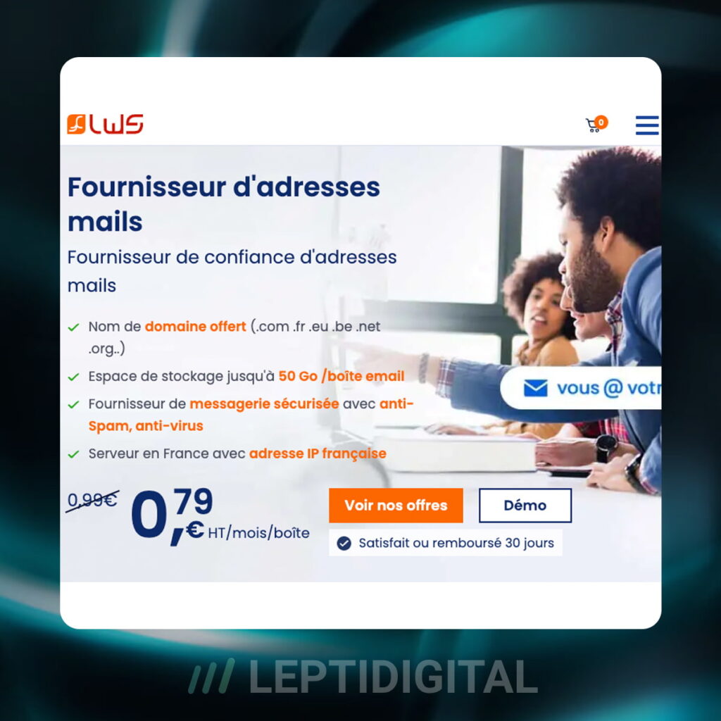 LWS Offre Boite Mail Pro