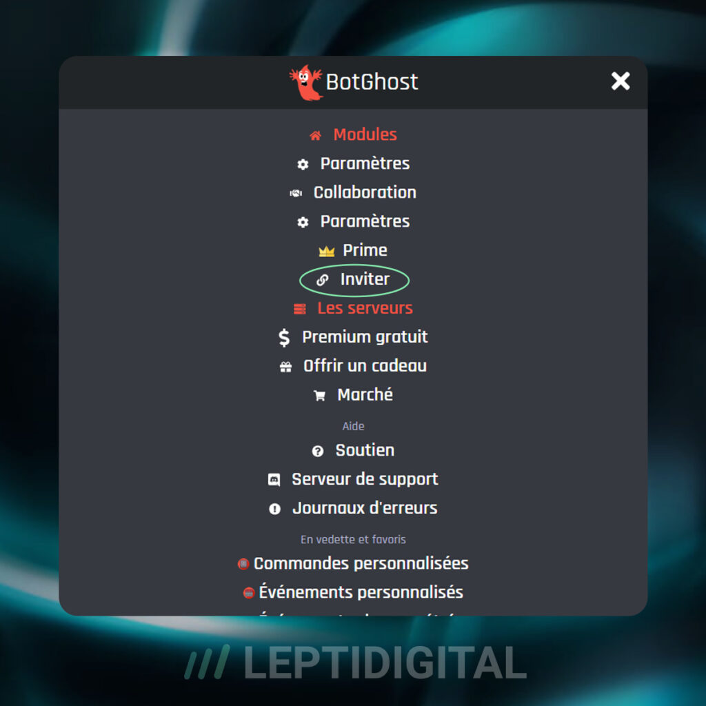 inviter bot discordInvitez votre bot à rejoindre votre Discord