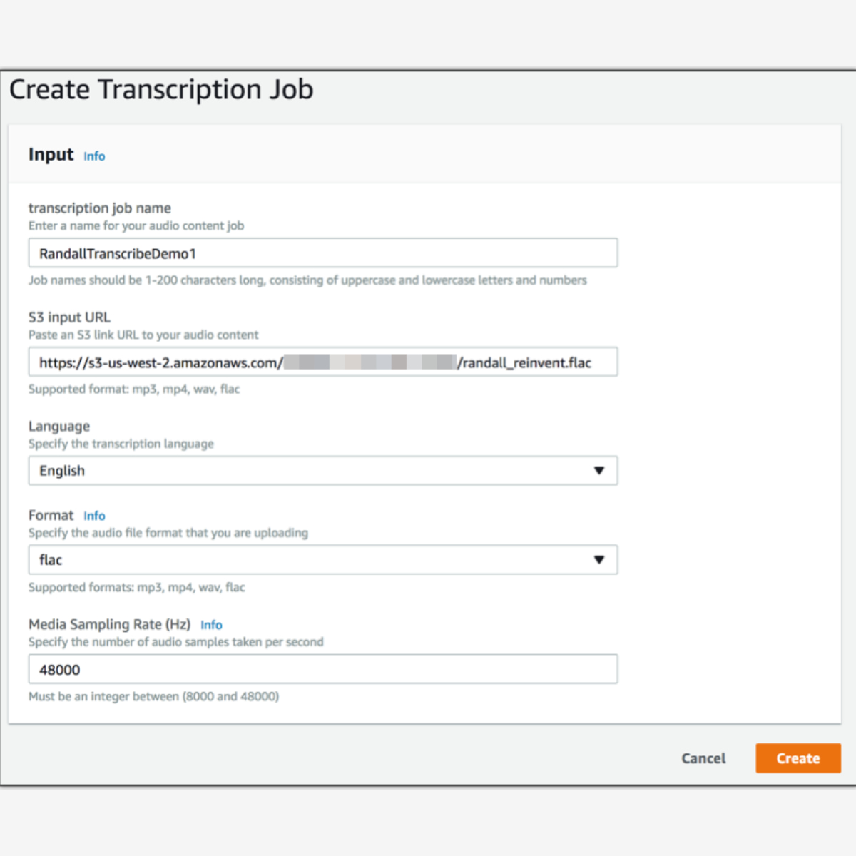 transcription audio amazon