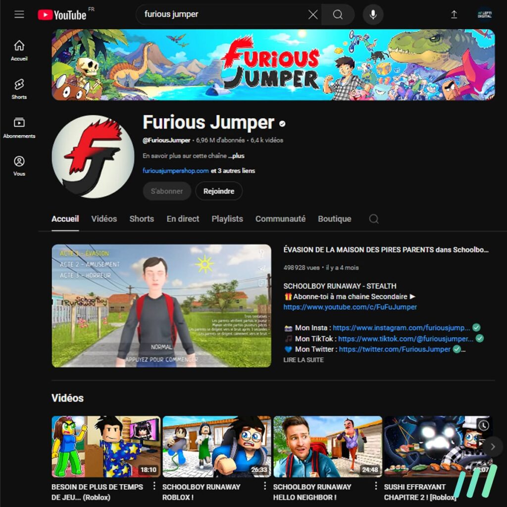 youtube furiousjumper