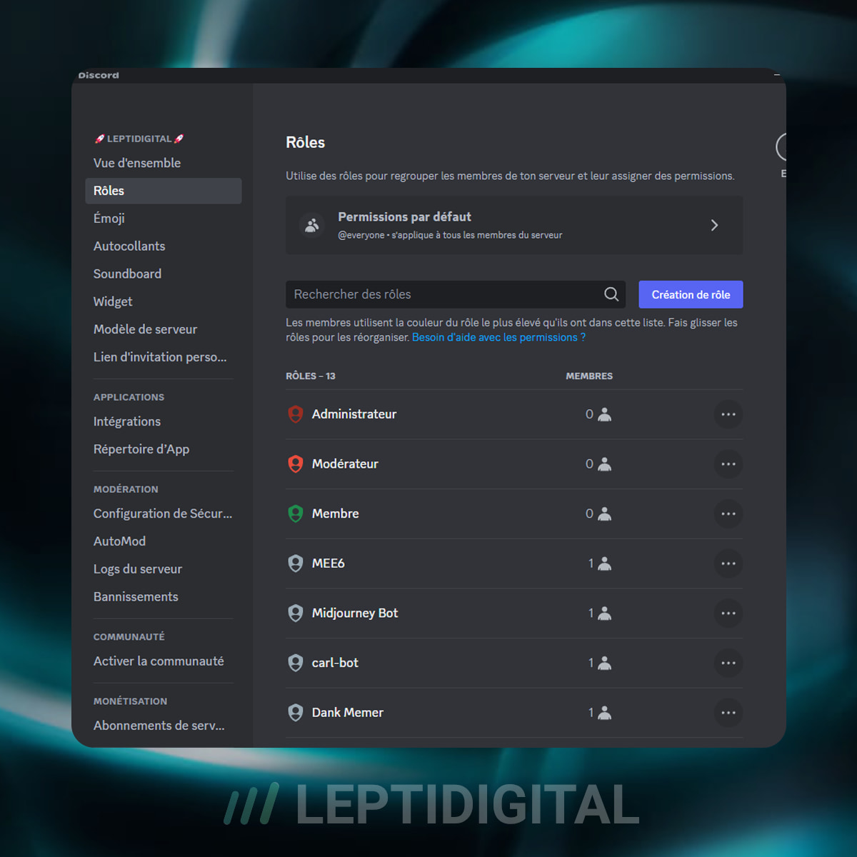 Curated visual reference: Comment Créer Et Configurer Des Rôles Sur Discord Photo Inspiration