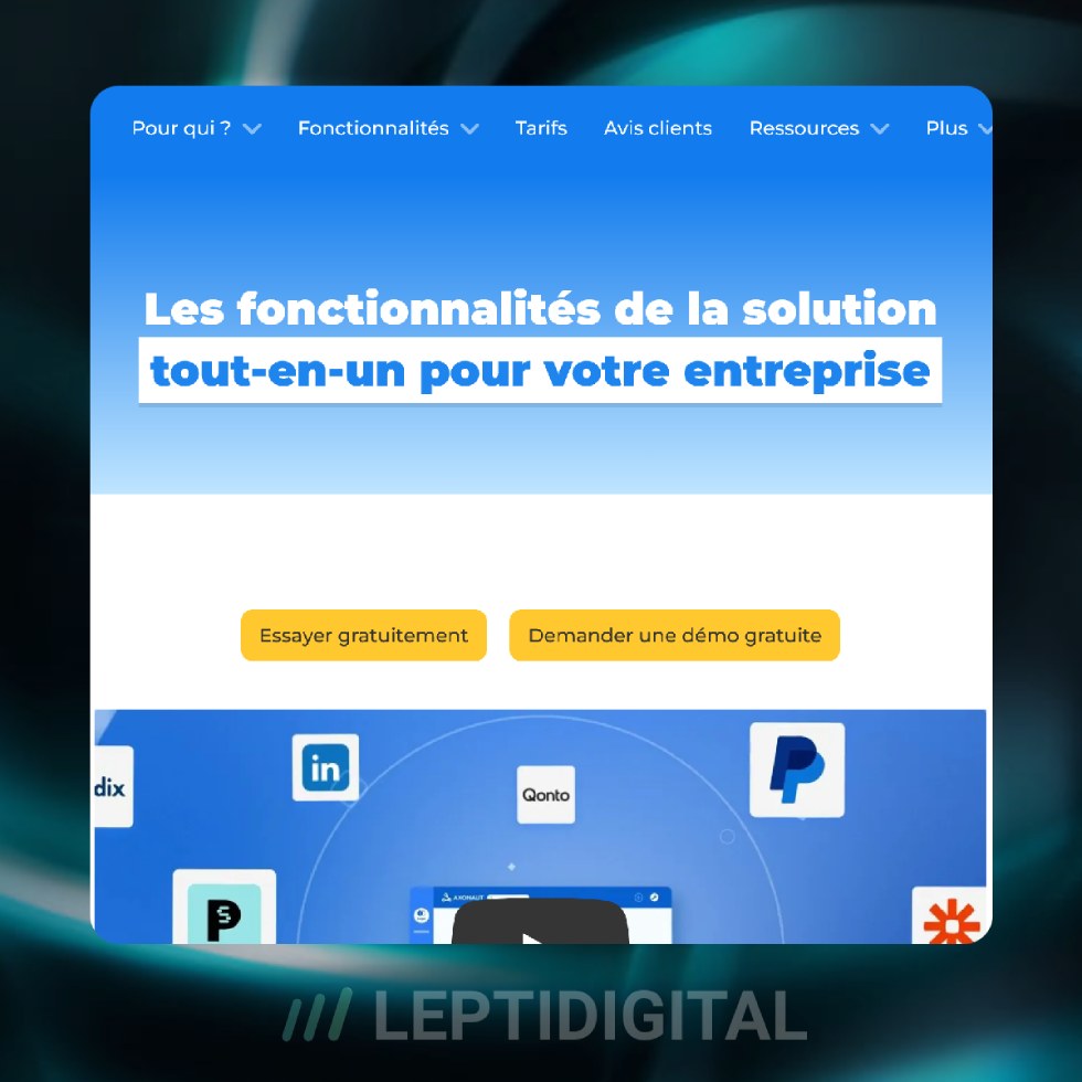 Axonaut Fonctionnalites