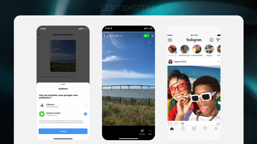 Utiliser Fonctionnalite Amis Proches Instagram
