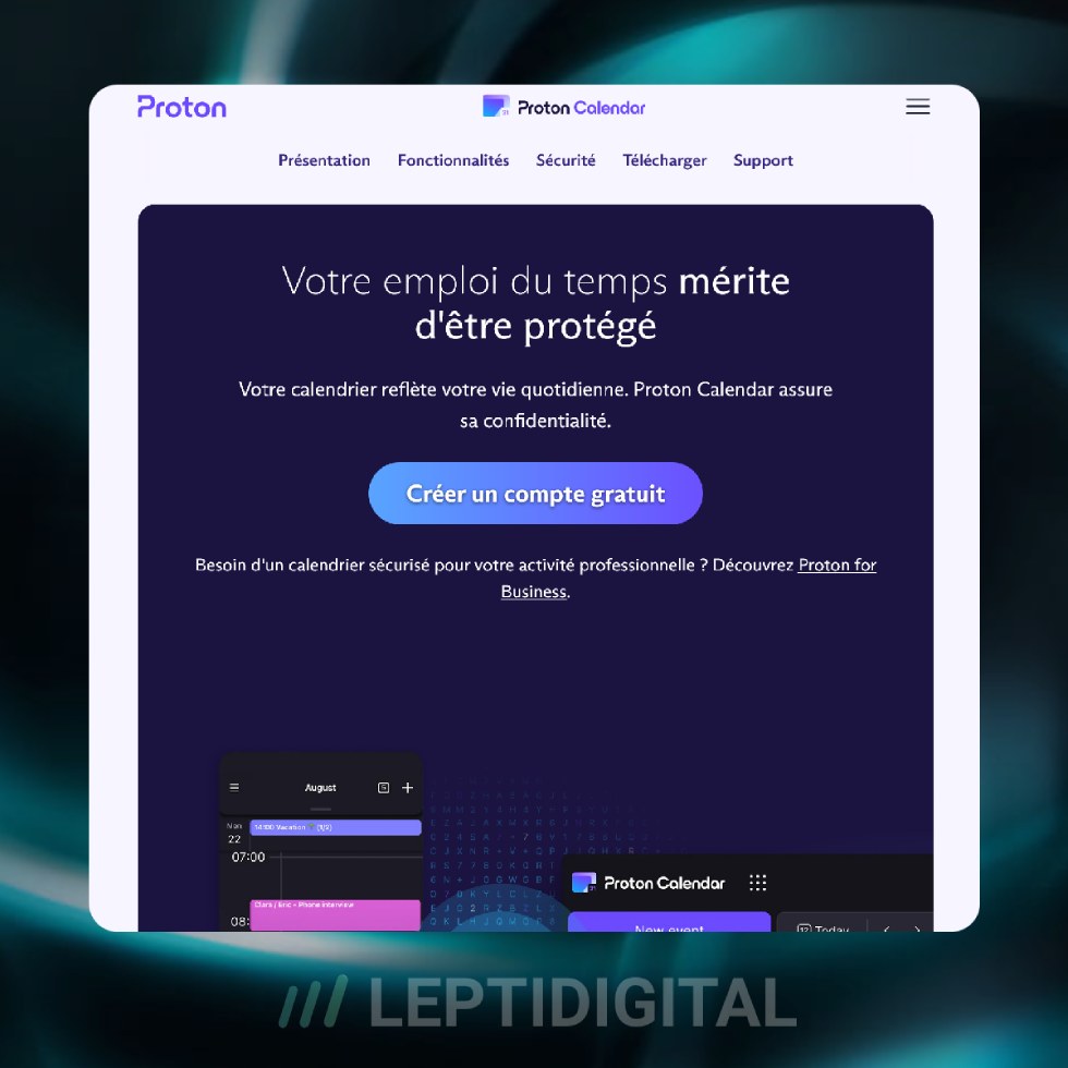 Calendar ProtonMail