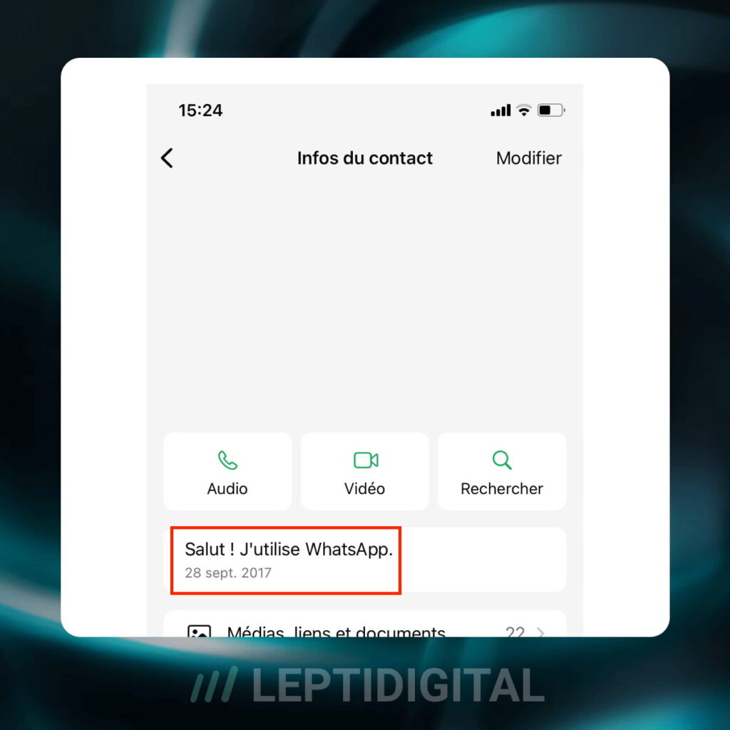 Statut WhatsApp
