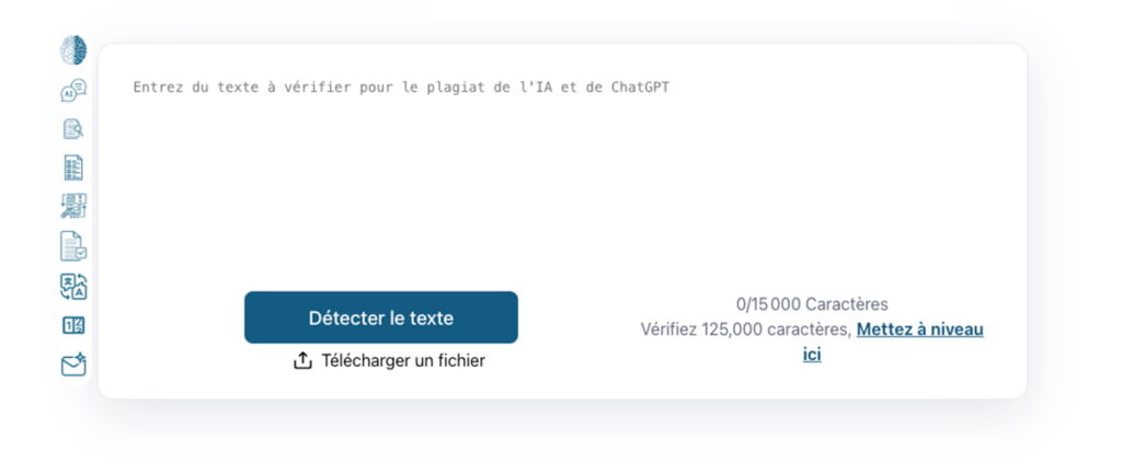 Interface ZeroGPT.com