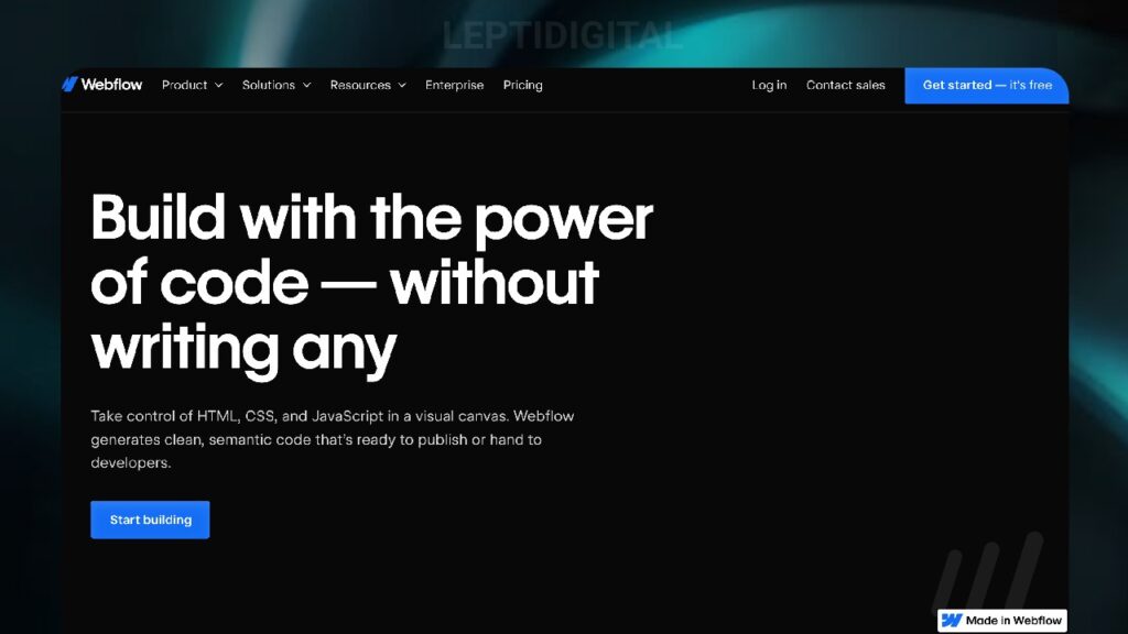 Site Internet Webflow