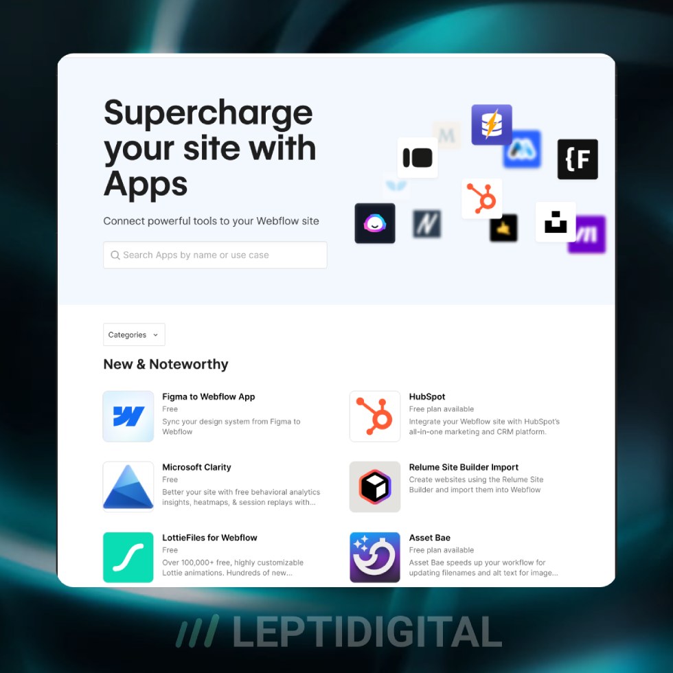 Applications Webflow