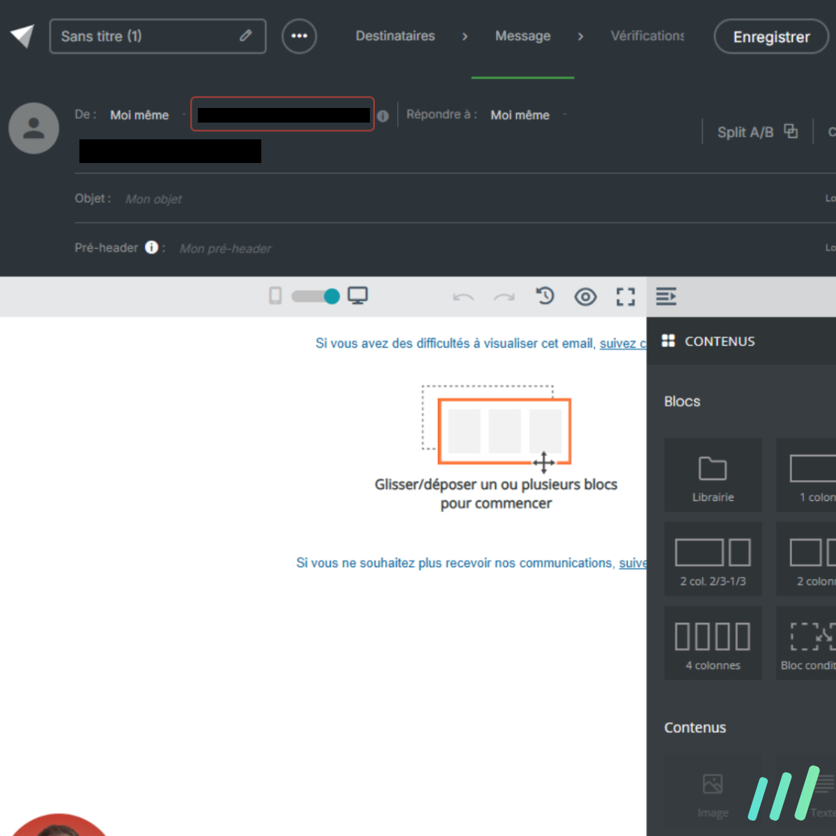 interface mail sarbacane