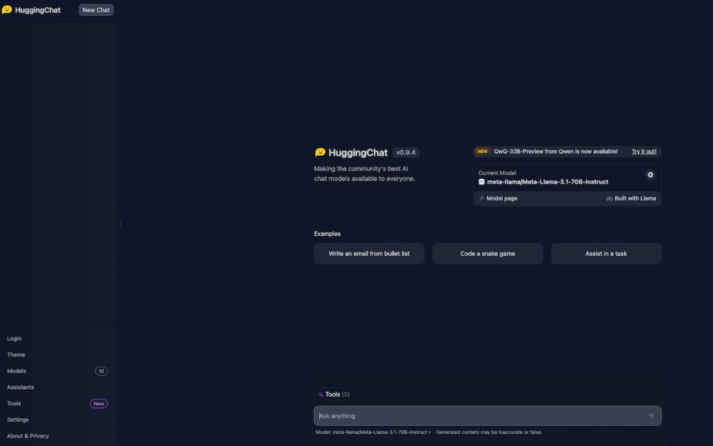 HuggingChat