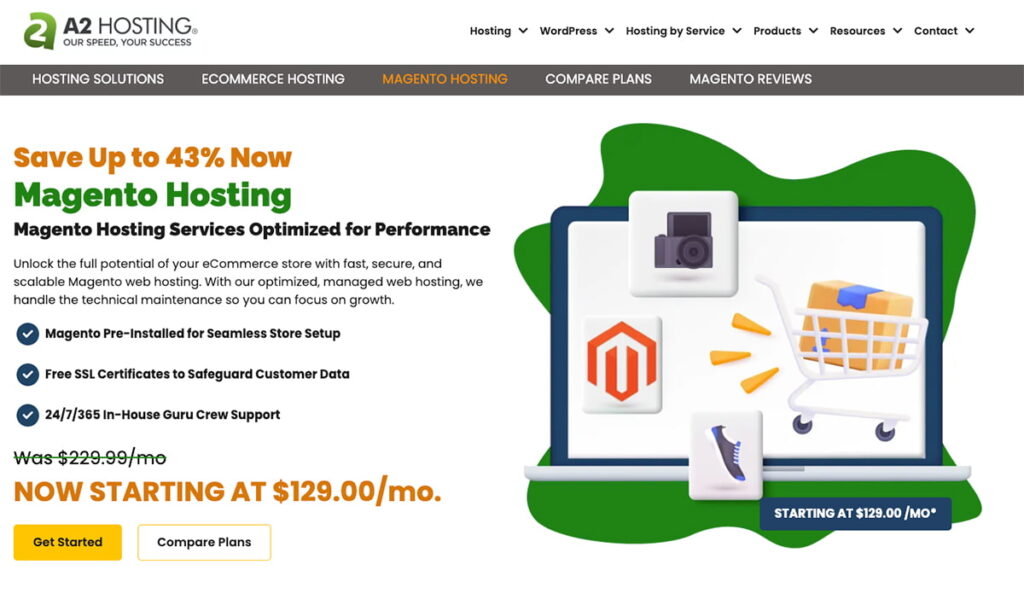 A2Hosting Hebergement Magento