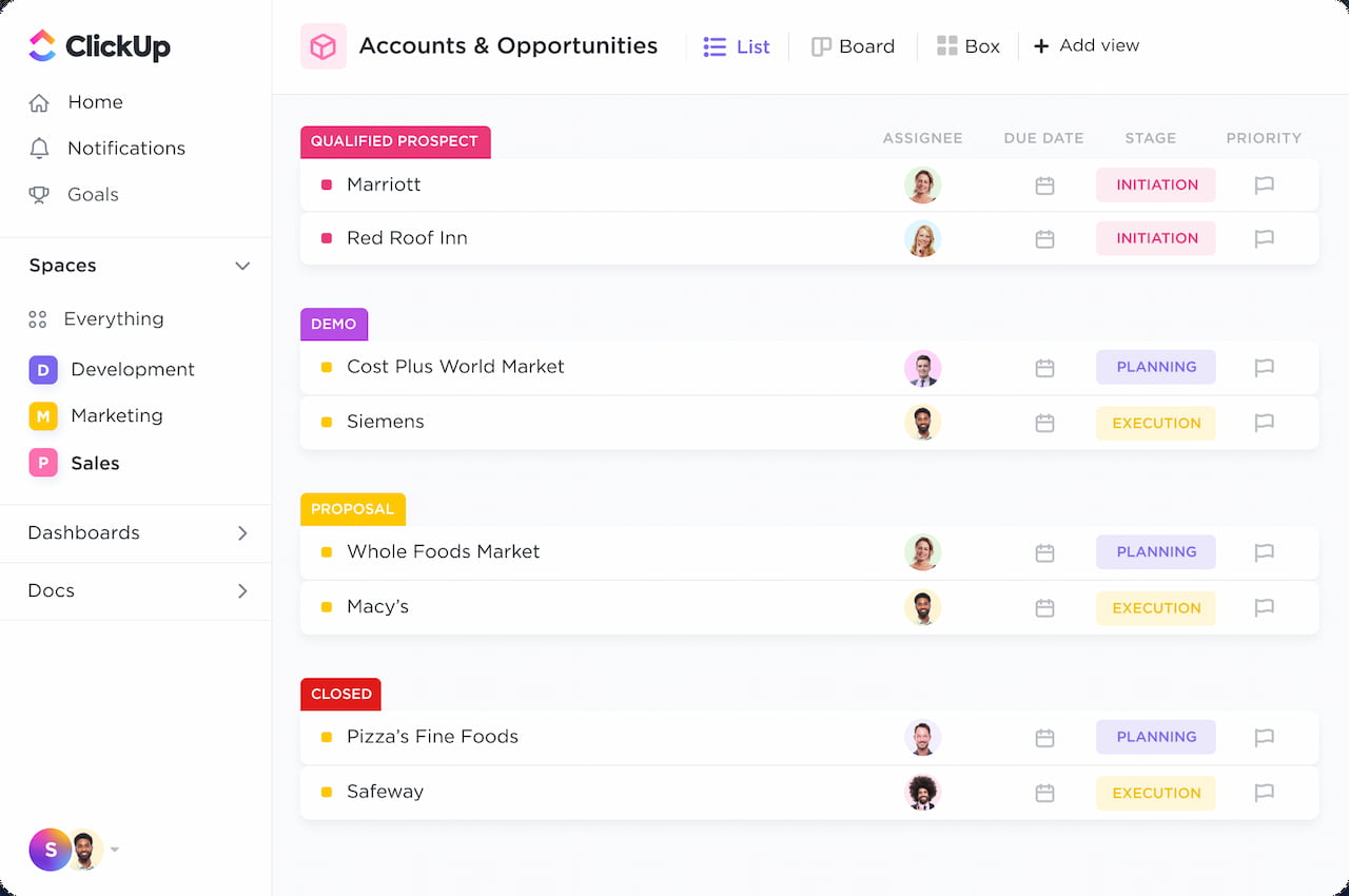 Clickup CRM