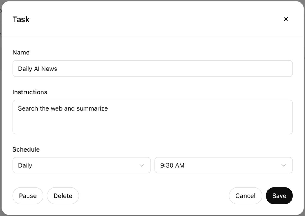 Planifier Taches Recurrentes ChatGPT Tasks