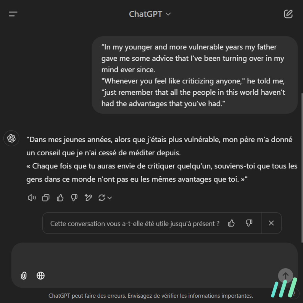 traduction chatgpt
