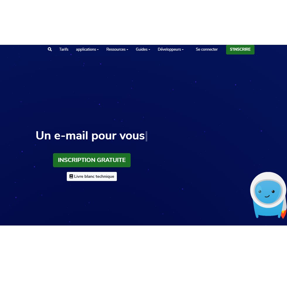 Aperçu interface Forward Email