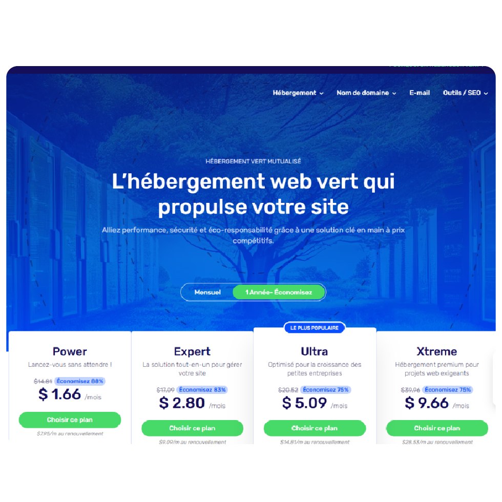 Aperçu interface web EX 2