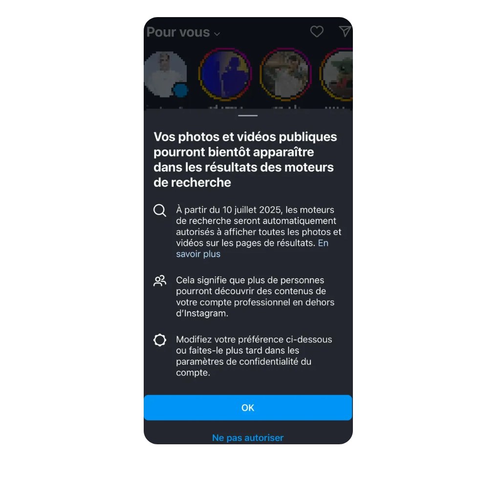 Annonces Instagram : Photos et Vidéos rendus publics sur Google