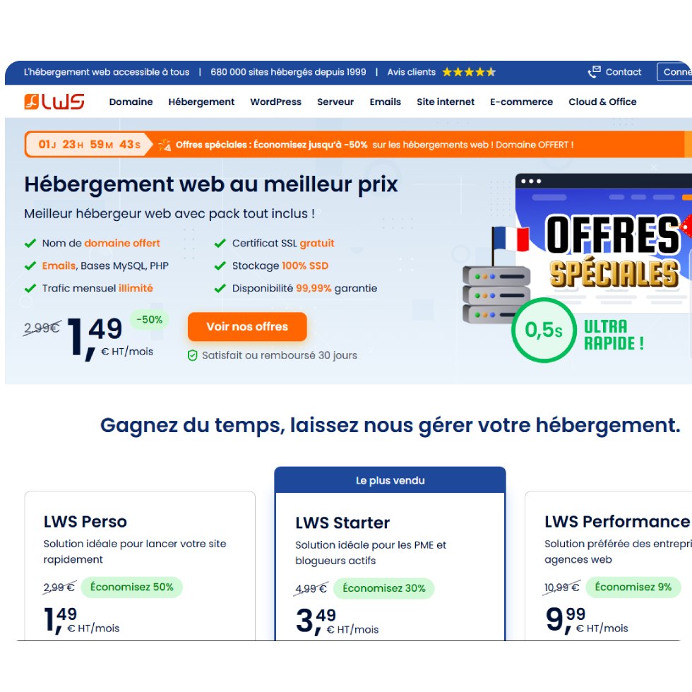 Interface web LWS
