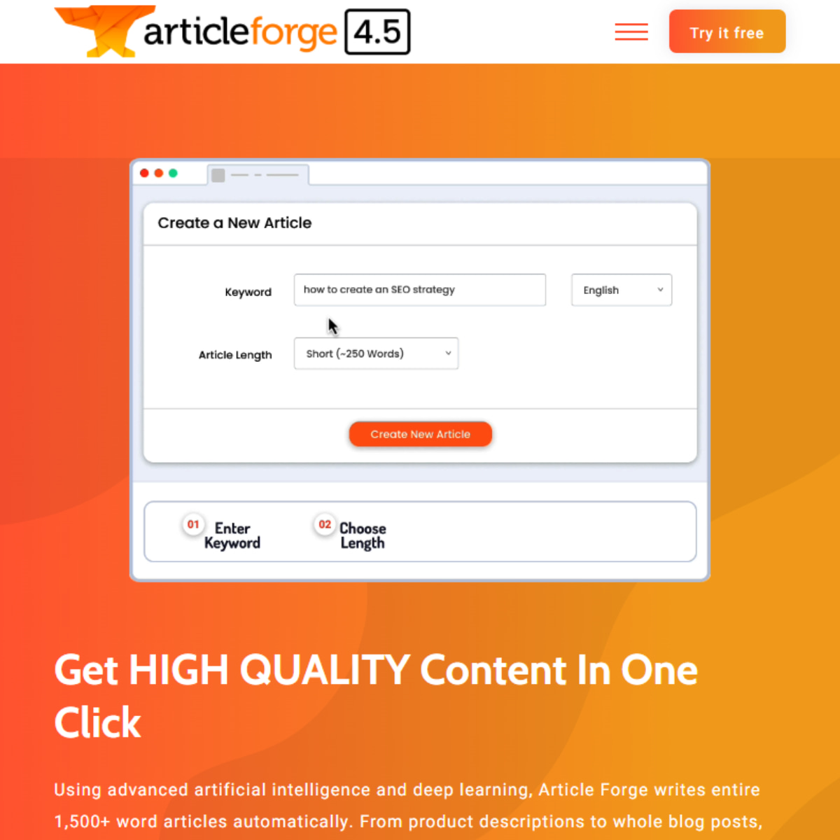 article forge site