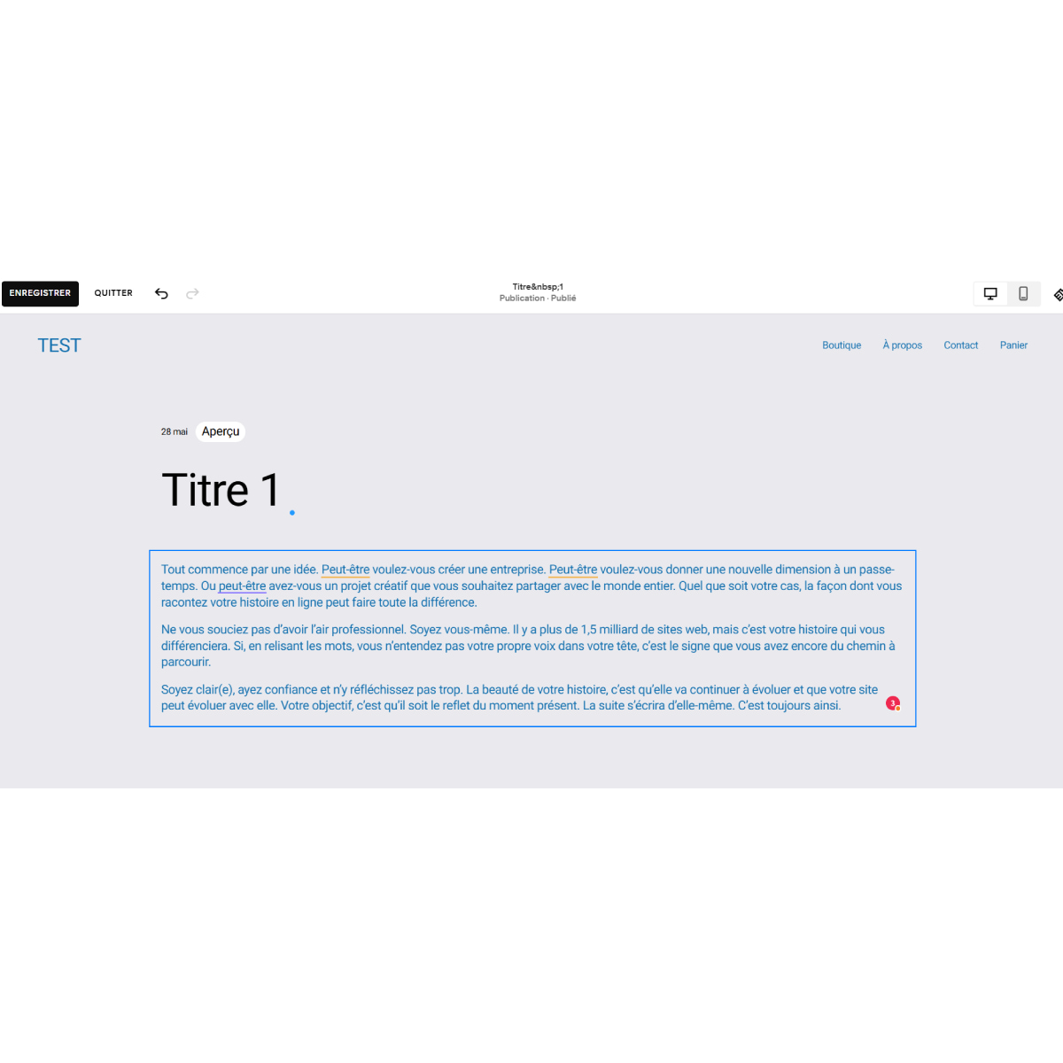 interface blog squarespace