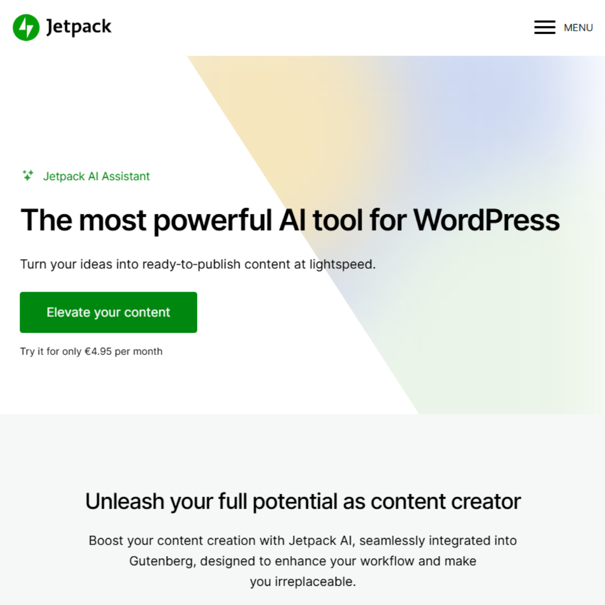 jetpack ai tool wordpress