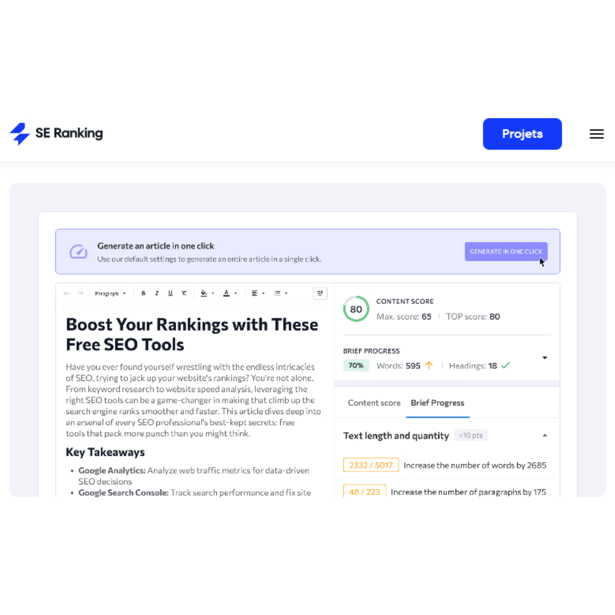 seranking ai writer