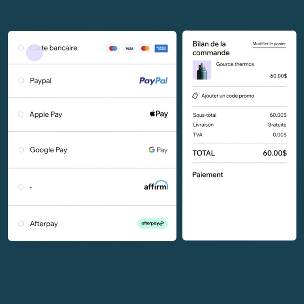 Wix Payments - Aperçu