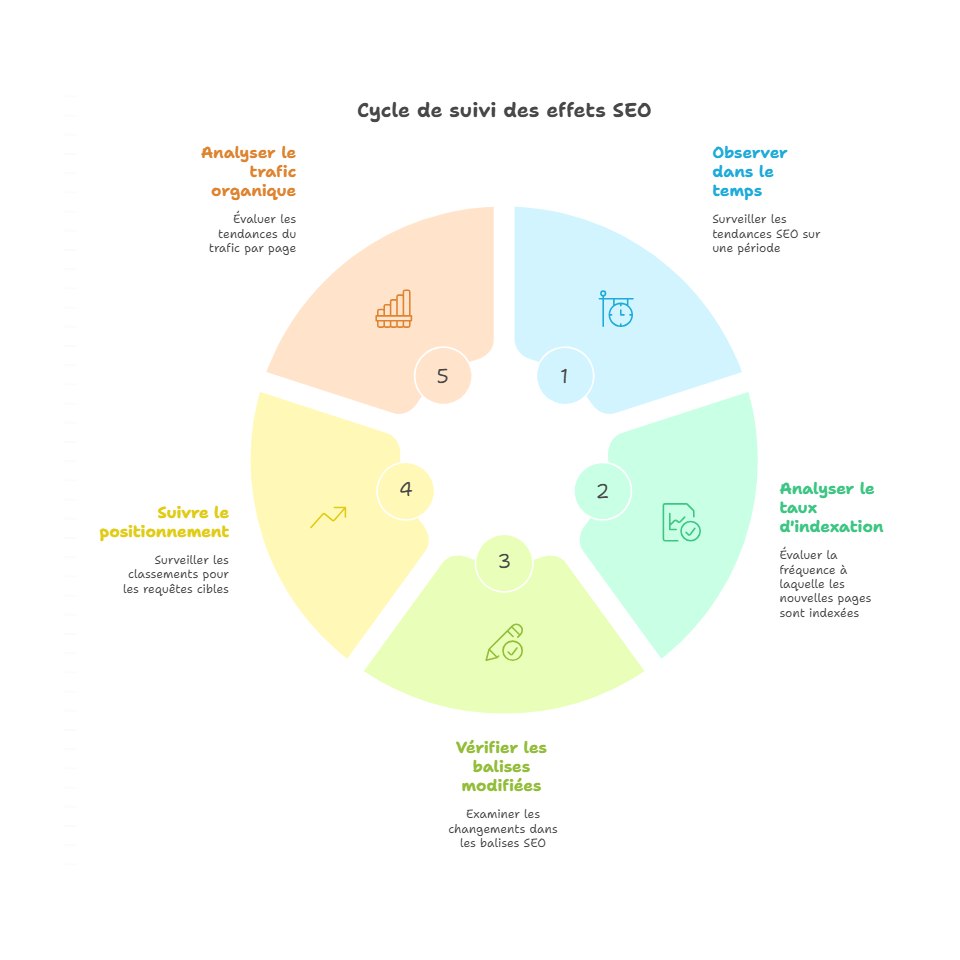 Cycle de suivi effets SEO