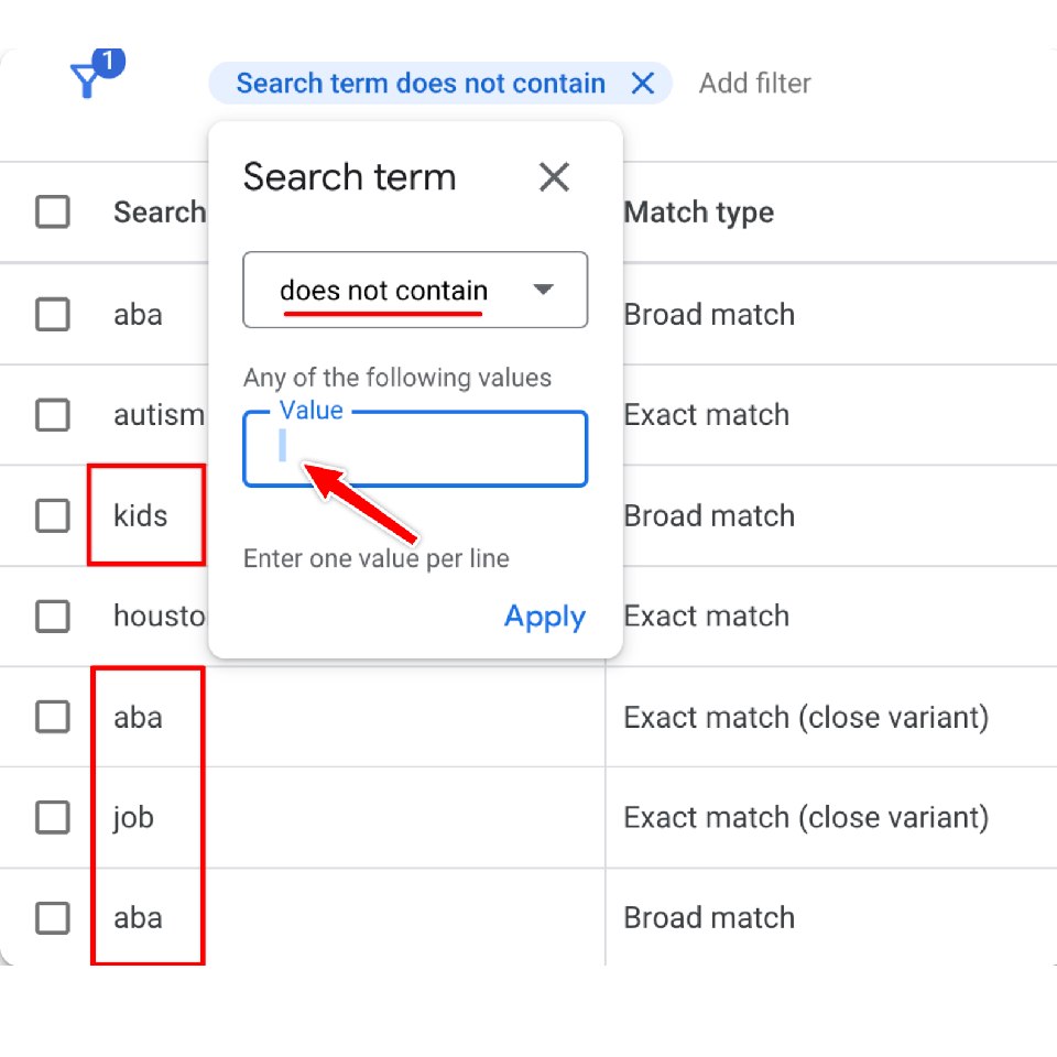 Google Ads : Filtrer les mots-clés trop génériques