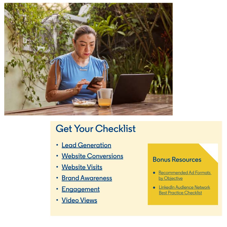 Guide Checklist LinkedIn Ads