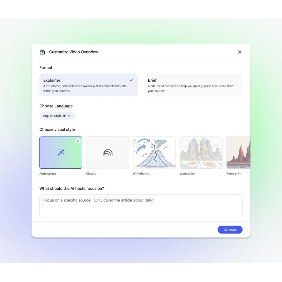 Capture d’écran “video-overviews-gemini-nano-banana”