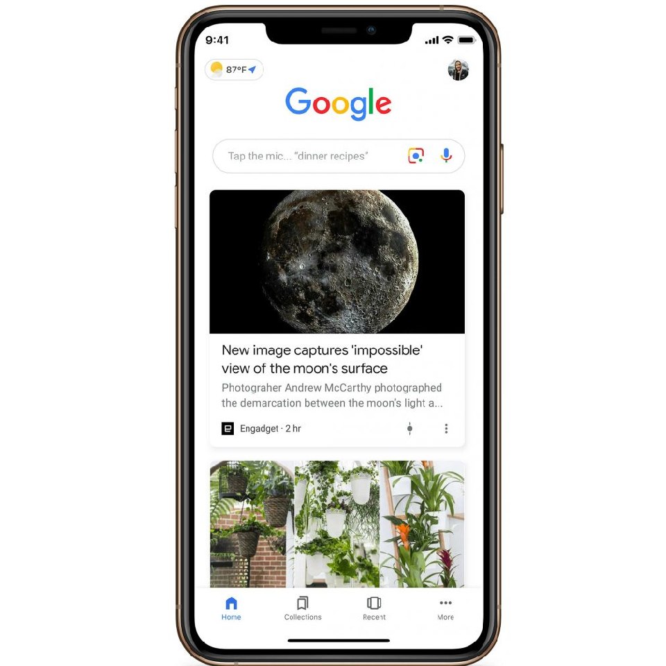 Aperçu - Google Discover