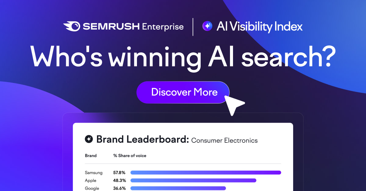 AI visibility index SEMrush