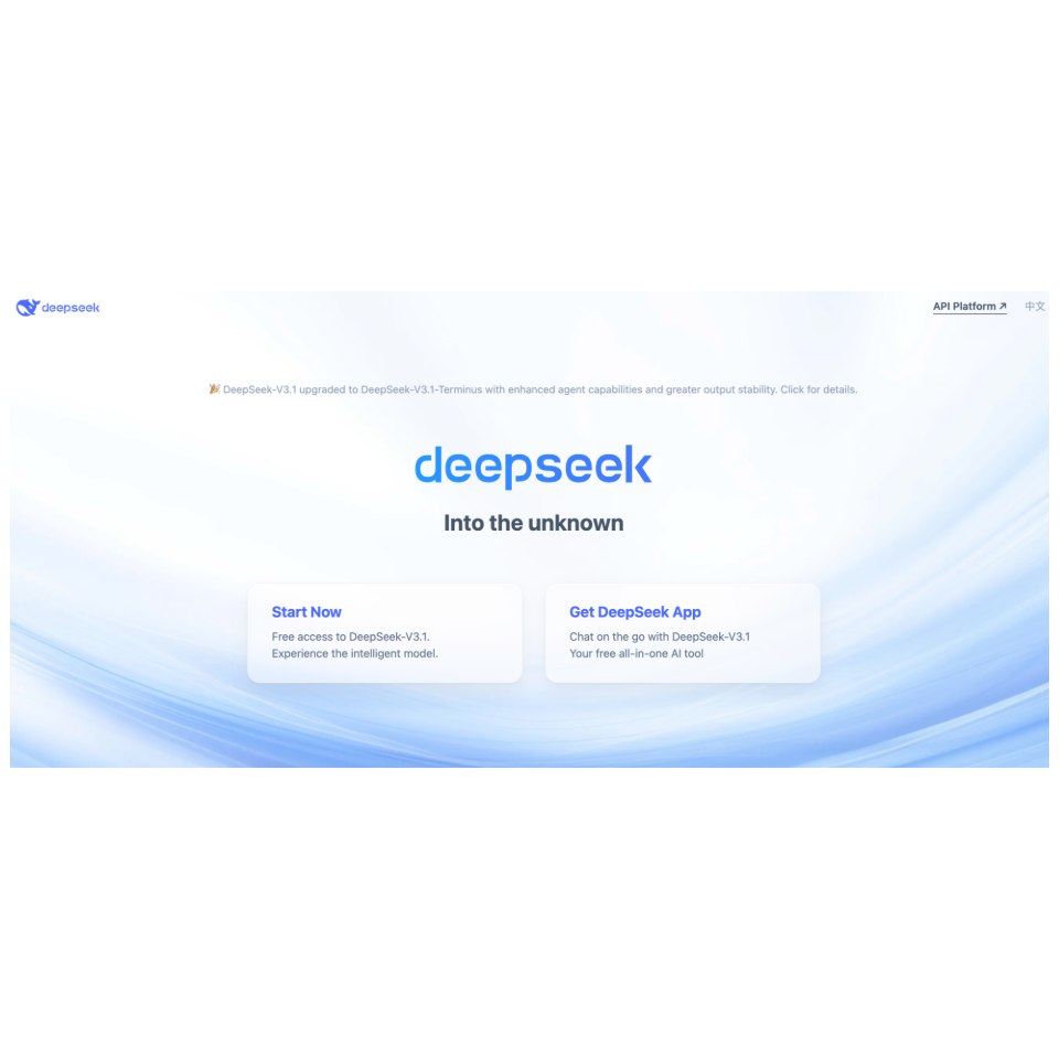 Aperçu interface deepseek