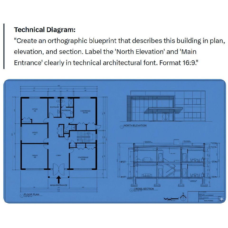 Exemple de plan généré par Nano banana