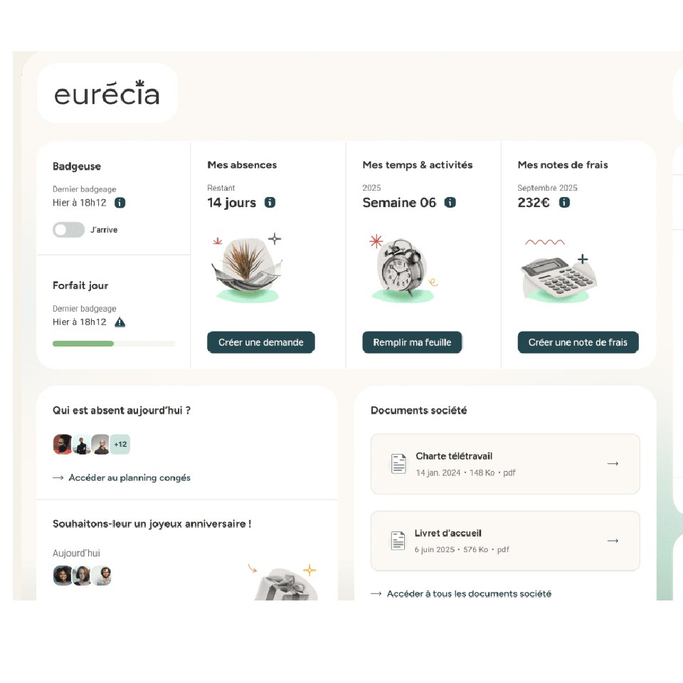 Aperçu interface Eurécia