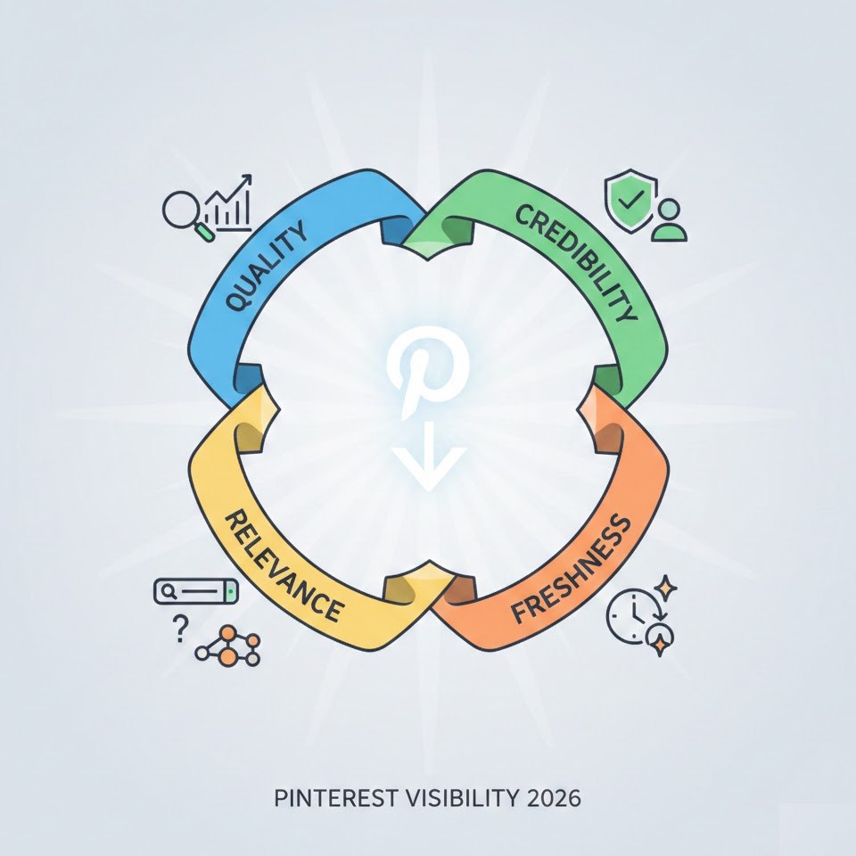 Piliers de visibilité sur Pinterest