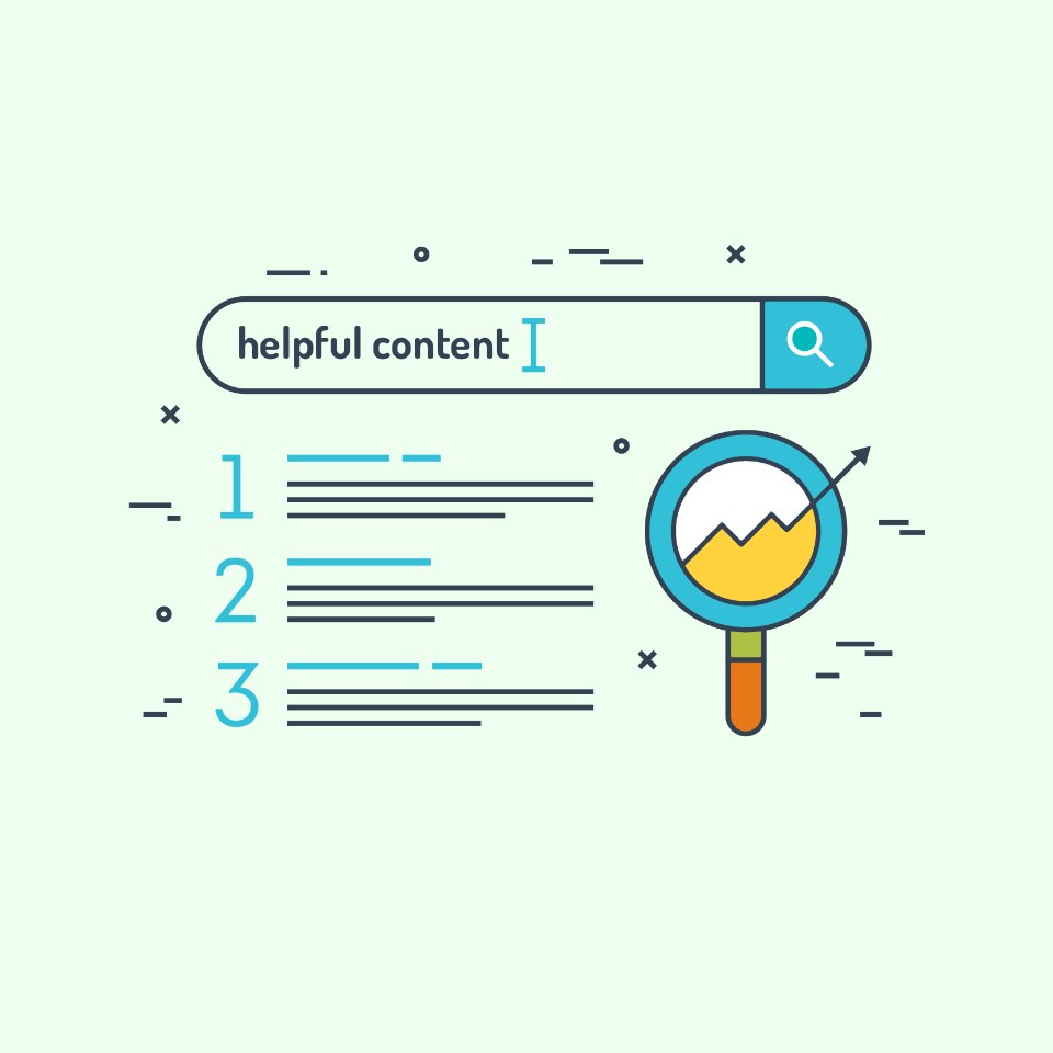 Image illustration Helpful Content