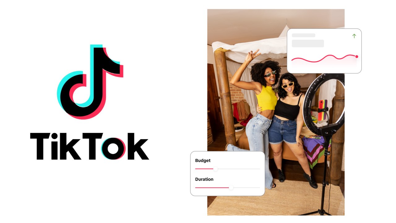 Créatrice de contenu faisant une vidéo sur TikTok