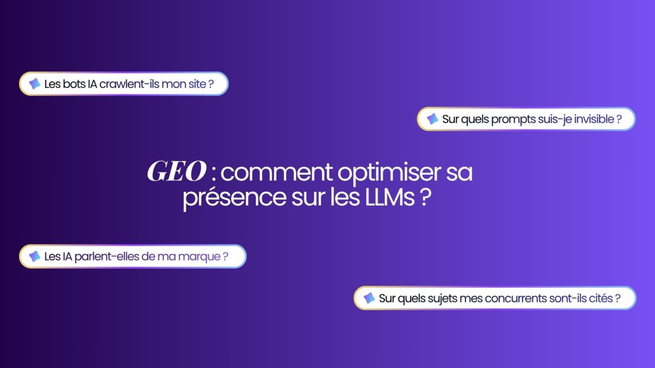 GEO - visibilité de marque