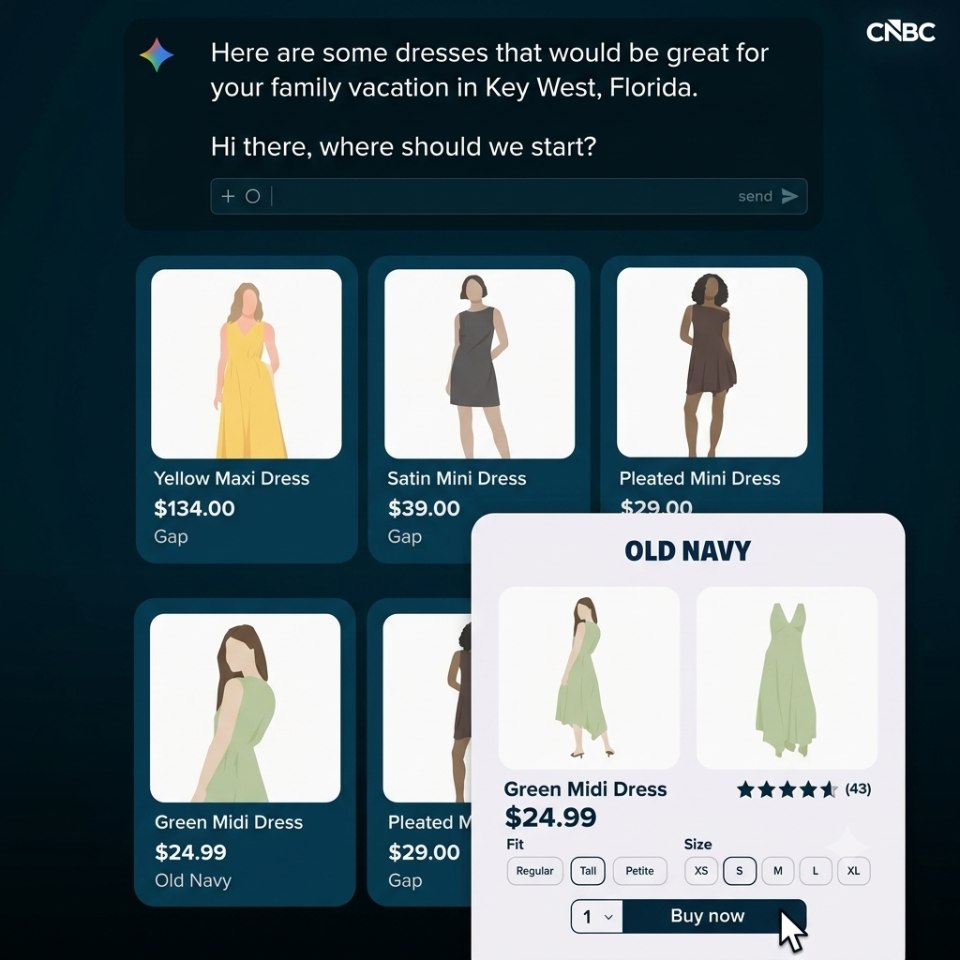 Aperçu interface Gap dans les réponse Gemini
