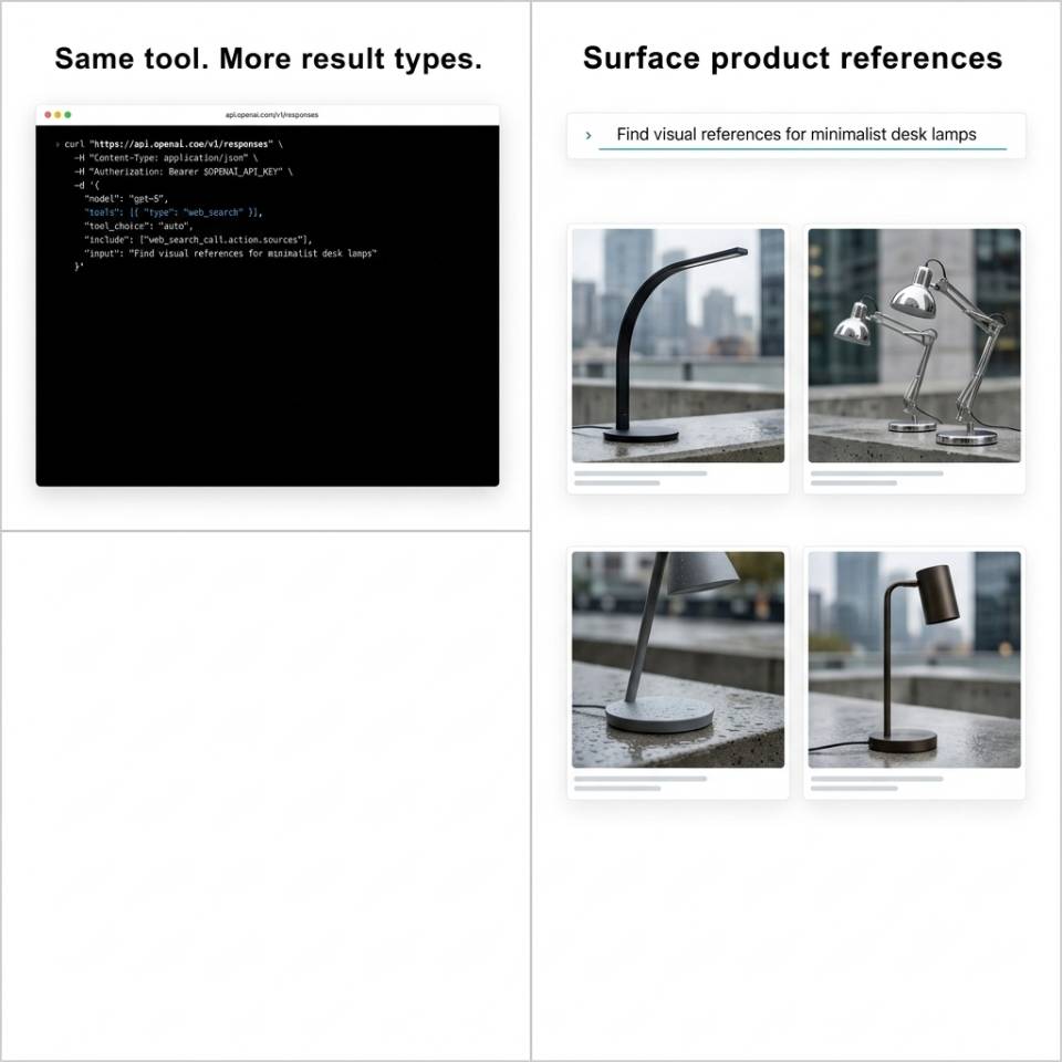 Aperçu response API Open AI - search image