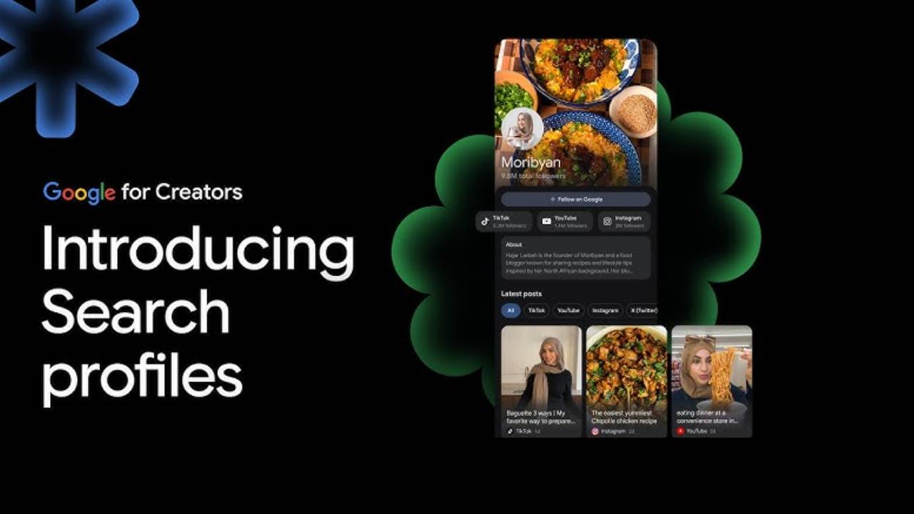 Image de l'annonce officielle de search profiles de Google