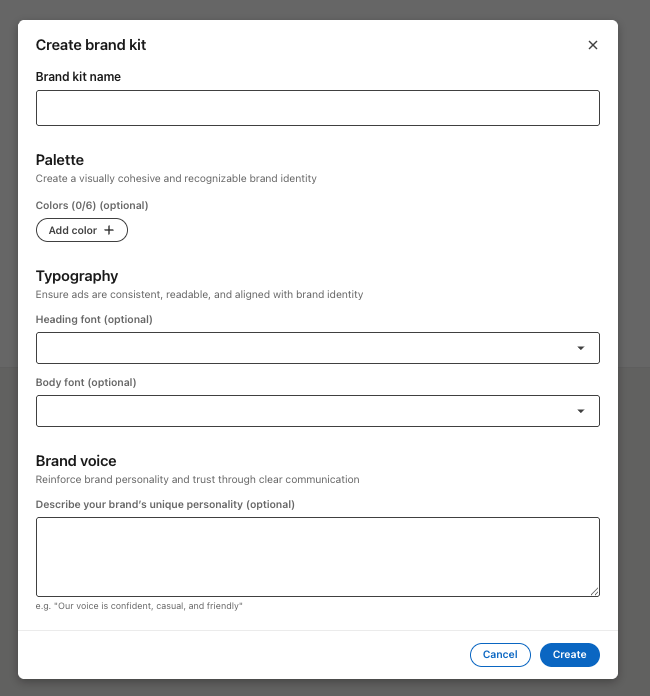 Aperçu de la fonctionnalité BrandKit