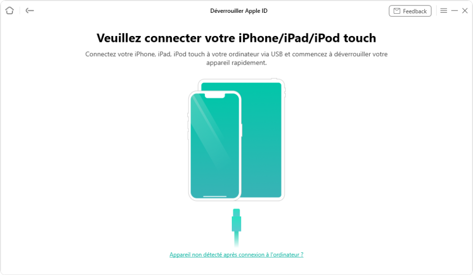 Aperçu AnyUnlock