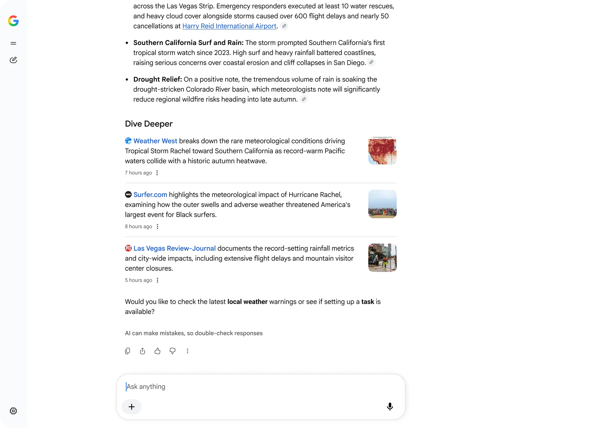 Aperçu des modifications déployées dans les AI overviews de Google